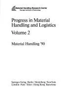Cover of Progress in materials handling and logistics