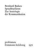 Cover of Sprachbarrieren