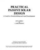 Cover of Practical passive solar design