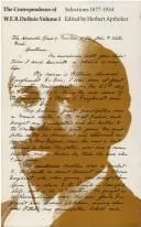 Cover of The Correspondence of W.E.B. Du Bois
