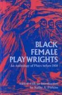 Cover of Black female playwrights