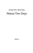 Cover of Ninety-two days