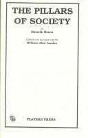 Cover of The pillars of society
