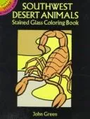 Cover of Southwest Desert Animals Stained Glass Coloring Book