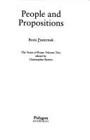 Cover of People and Propositions