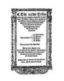 Cover of The Tyndale Bible - 1536 New Testament