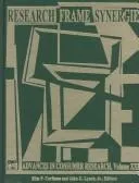 Cover of Advances in Consumer Research