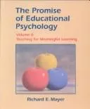 Cover of The Promise of Educational Psychology, Volume II