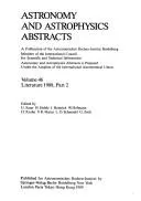 Cover of Astronomy and Astrophysics Abstracts