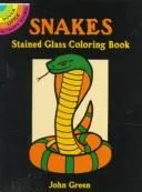 Cover of Snakes Stained Glass Coloring Book