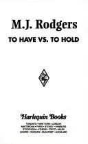 Cover of To Have vs To Hold