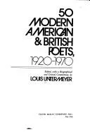 Cover of 50 Modern American and British Poets, 1920-1970