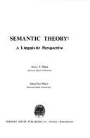 Cover of Semantic theory