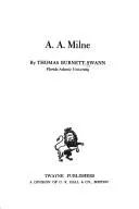 Cover of A. A. Milne