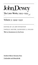 Cover of The middle works, 1899-1924