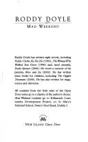 Cover of Mad Weekend