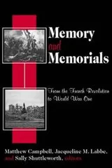 Cover of Memory and memorials