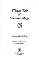 Cover of Tibetan tale of love and magic