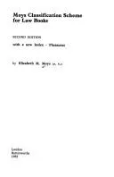 Cover of A classification scheme for law books