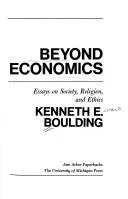Cover of Beyond economics