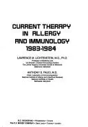 Cover of Current therapy in allergy and immunology, 1983-1984