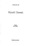 Cover of Wysoki zamek