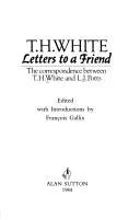 Cover of Letters to a friend