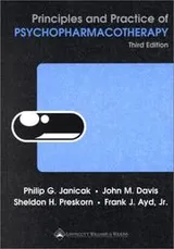 Cover of Principles and Practice of Psychopharmacotherapy