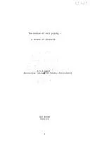 Cover of The nature of soil piping