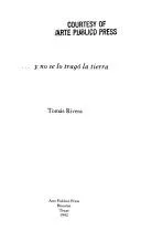 Cover of Y No Se Lo Trago LA Tierra and the Earth Did Not Devour Him