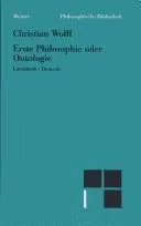 Cover of Philosophia prima sive Ontologia