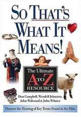 Cover of So that's what it means!