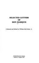 Cover of Selected letters of Don Marquis