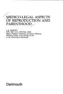 Cover of Medico-legal aspects of reproduction and parenthood