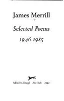 Cover of Selected Poems 1946-1985