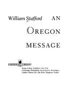 Cover of An Oregon message