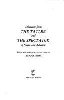Cover of Selections from the Tatler and the Spectator of Steele and Addison