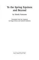Cover of To the spring equinox and beyond