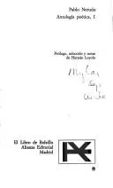 Cover of Antologia poetica