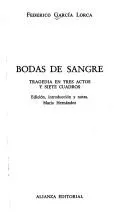 Cover of Bodas de sangre