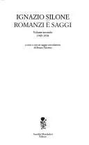 Cover of Romanzi e saggi