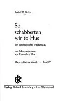 Cover of So schabberten wir to Hus