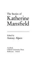 Cover of Stories of Katherine Mansfield