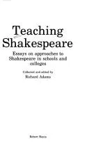 Cover of Teaching Shakespeare