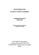 Cover of Correspondance, 1894-1901