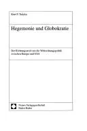 Cover of Hegemonie und Globokratie