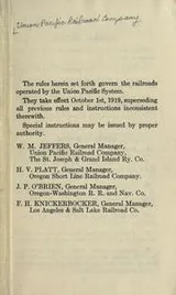 Cover of Union Pacific system