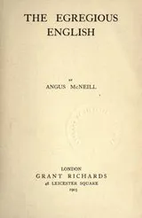 Cover of The egregious English