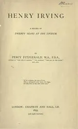 Cover of Henry Irving