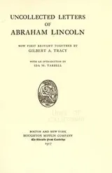 Cover of Uncollected letters of Abraham Lincoln